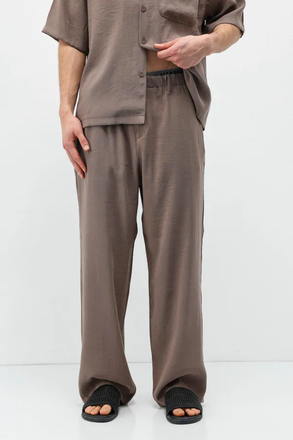 Ensemble Relax Fit en mélange modal couleur vison