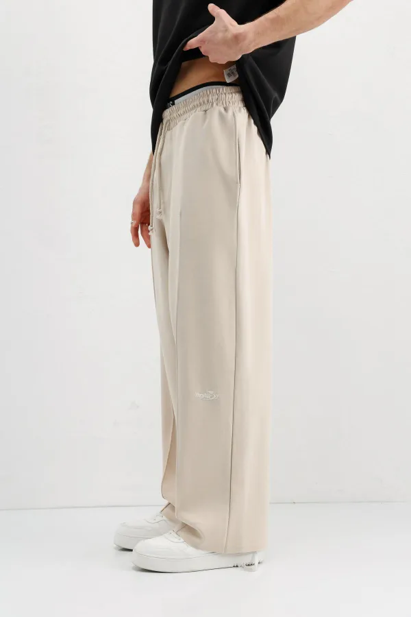 Baggy Fit Eşofman Alt Taş