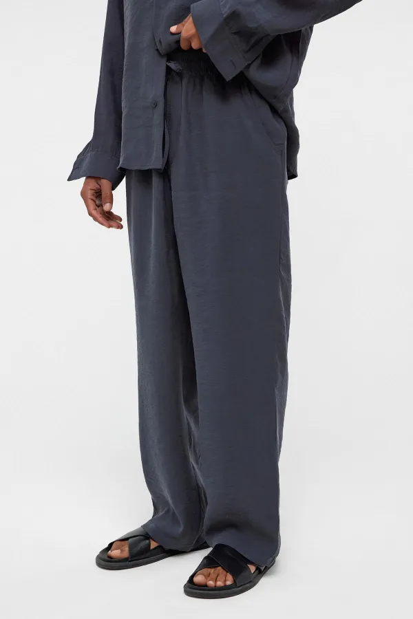 Baggy Fit Modal Kumaş Pantolon Antrasit