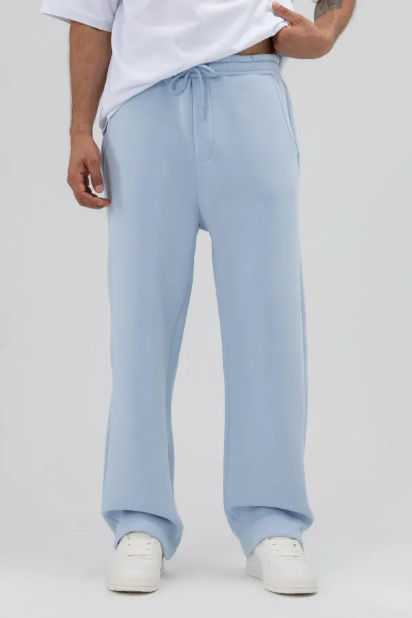 Basic Baggy Sweatpants Baby Blue