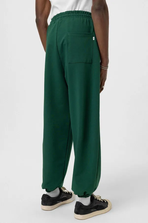 Basic Elasticated Oversize Sweatpants, Navy Blue