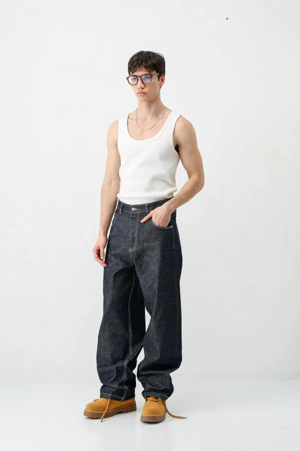 Super Baggy Fit Jean K.Mavı