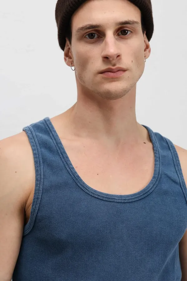 Washable Tank Top Camisole Athletic Wear Indigo