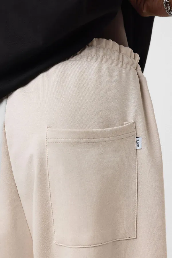 Basic Elastic Waist Oversize Sweatpants