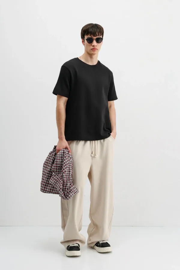 Baggy Fit Sweatpants Stone