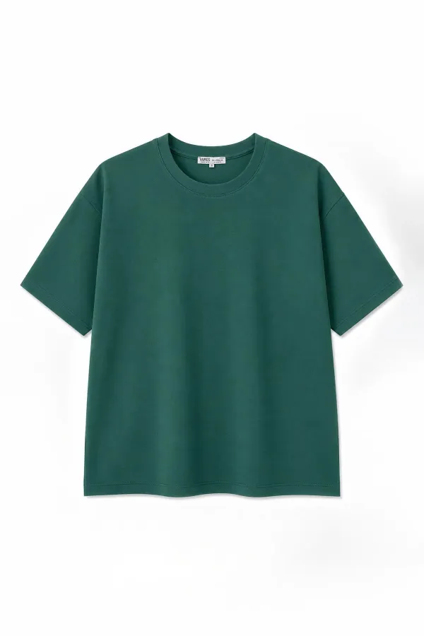 Basic Regular Fit Tişört Nefti Basic Regular Fit Tişört Nefti