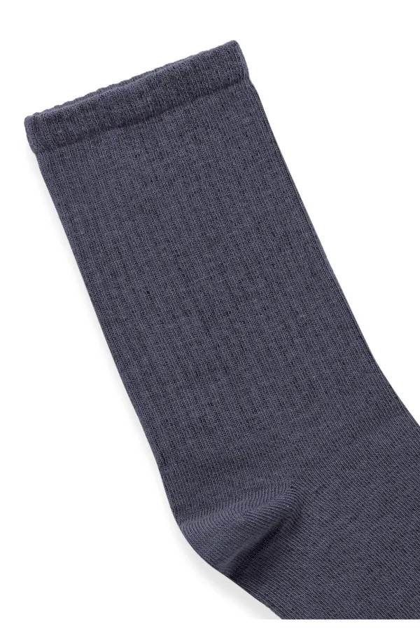Uzun Basıc Çorap Antrasit