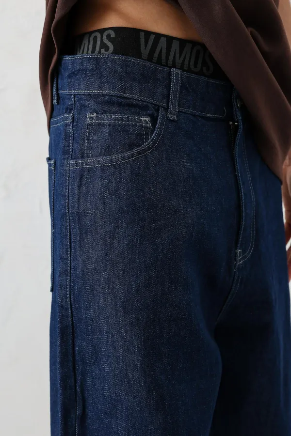 Baggy Fit Jean Lacivert