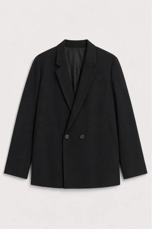 Oversize Lyocell Blend Set Black