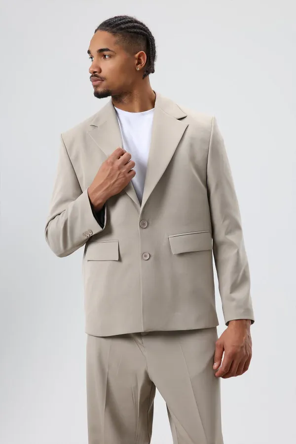 Costume oversize en vison