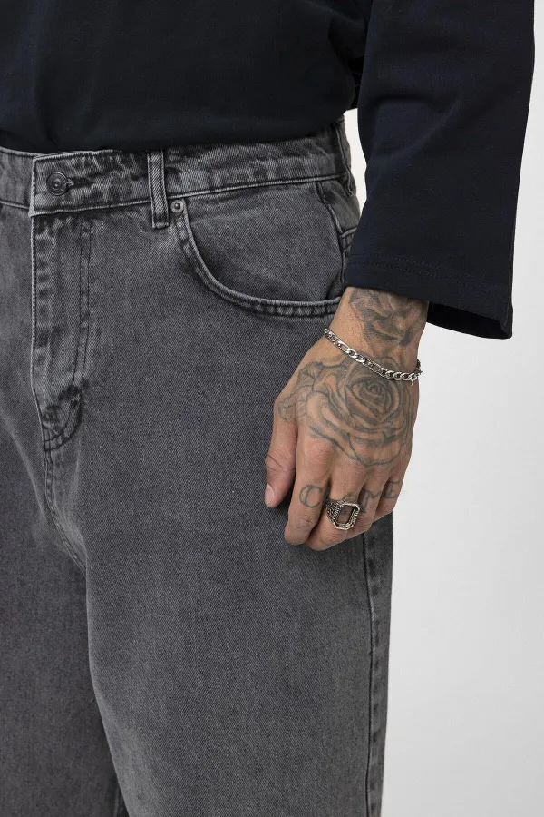 Jean gris super baggy