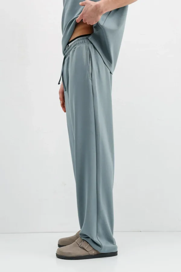 Modal Karışımlı Baggy Eşofman Alt Petrol