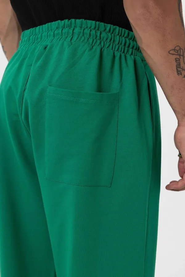 Paça Lastikli Basic Oversize Eşofman Takımı Nefti