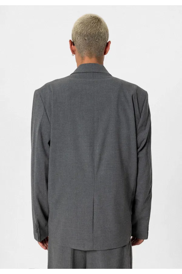 Costume classique oversize anthracite