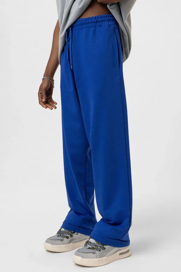 Basic Bel Lastikli  Eşofman Alt Saks