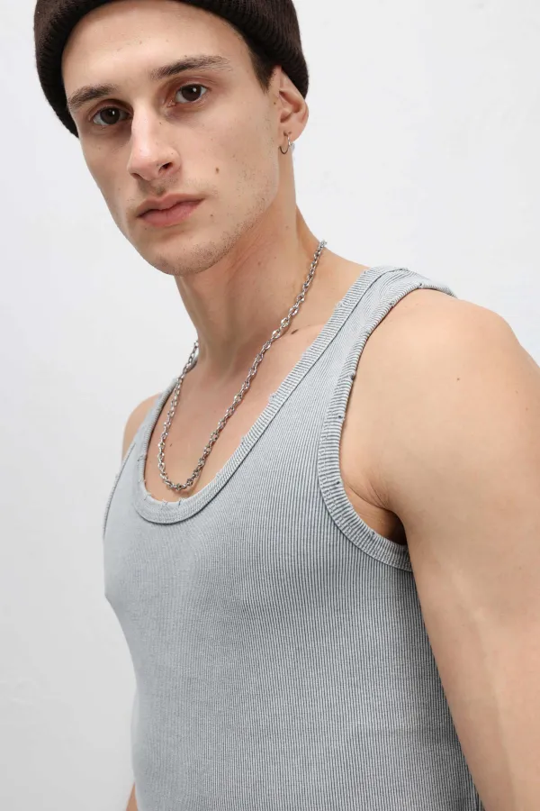 Washable Tank Top Camisole Athletic Wear Grey