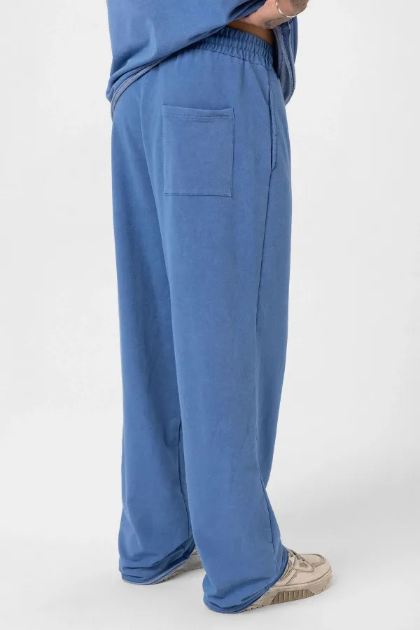 Washed Oversize Tracksuit Set Indigo Washed Oversize Tracksuit Set Indigo