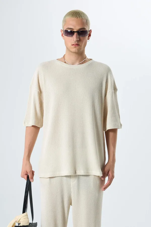 Basıc Oversize Takım Bej