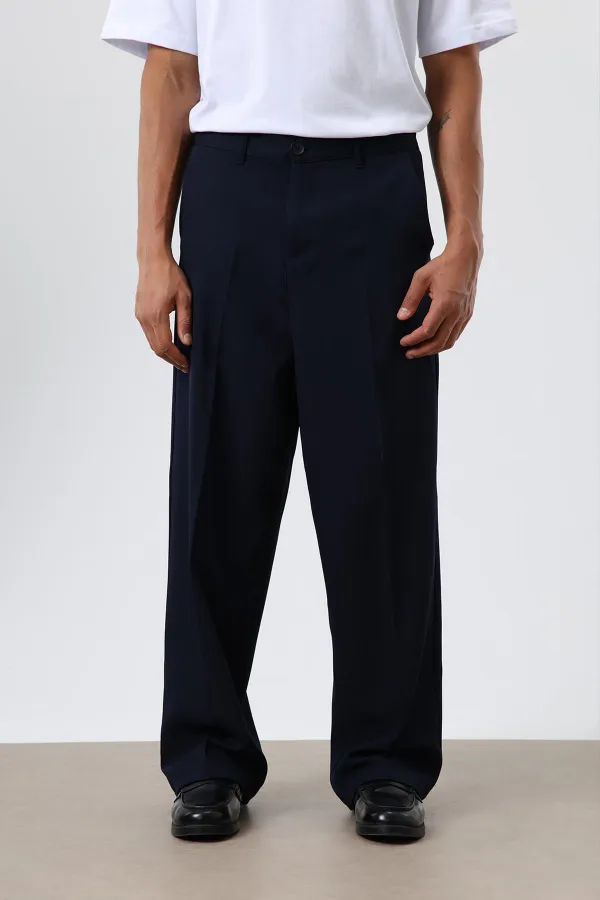 Costume oversize bleu marine