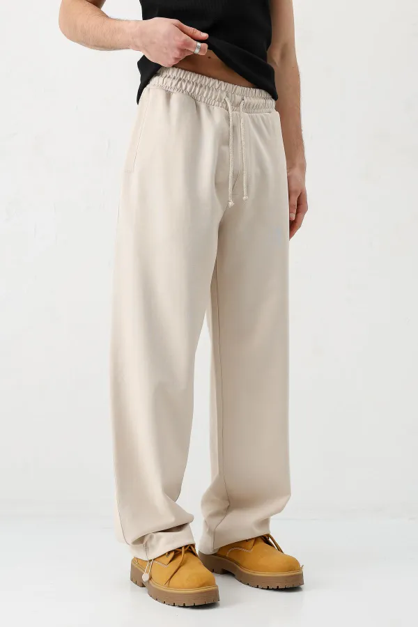 Balloon Fit Eşofman Alt Taş