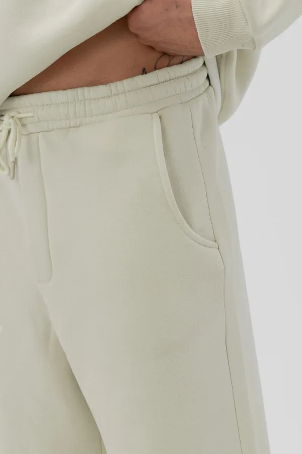 Pantalon de survêtement ample basique kaki