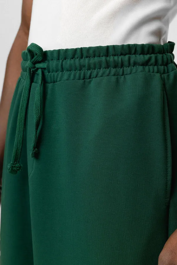 Basic Elasticated Oversize Sweatpants, Navy Blue