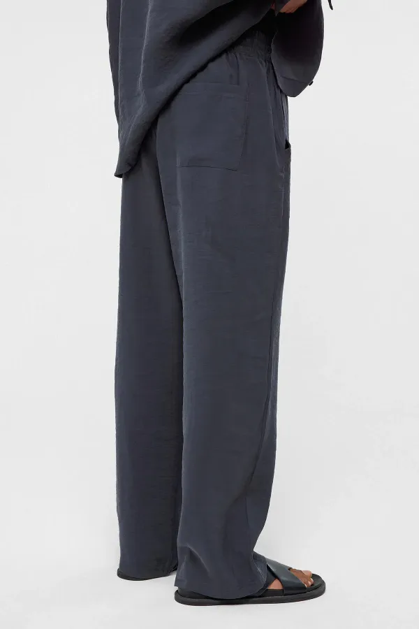 Baggy Fit Modal Kumaş Pantolon Antrasit