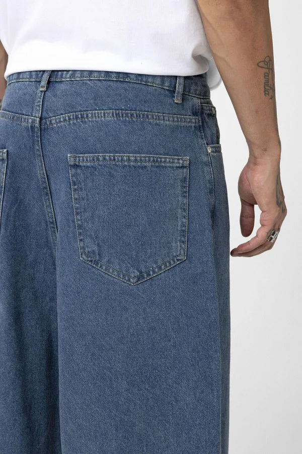Super Baggy Fit Jean Destroyed Denim