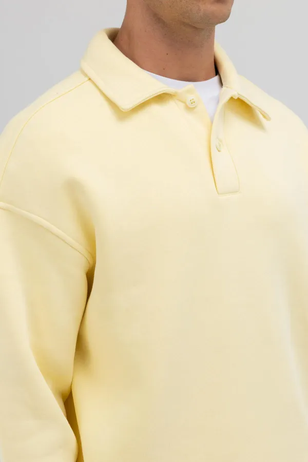 Polo basique jaune
