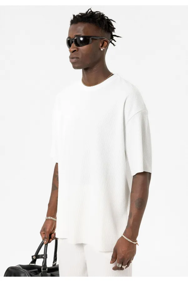 Basic Oversize Ottoman Takım Ekru