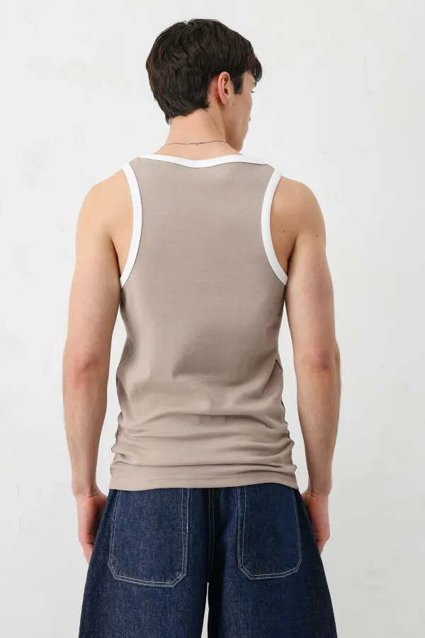 Oversize Tank Top, Mink