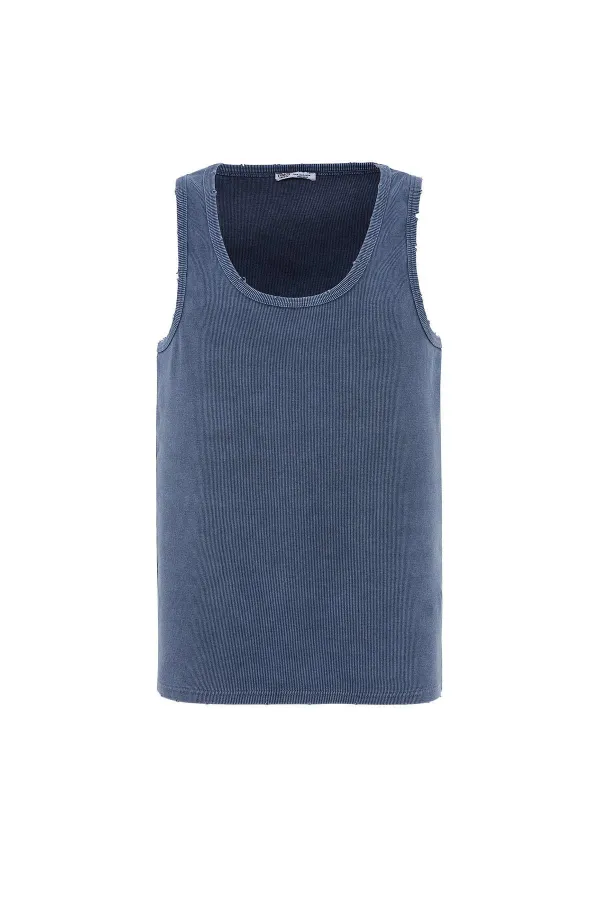 Washable Tank Top Camisole Athletic Wear Indigo