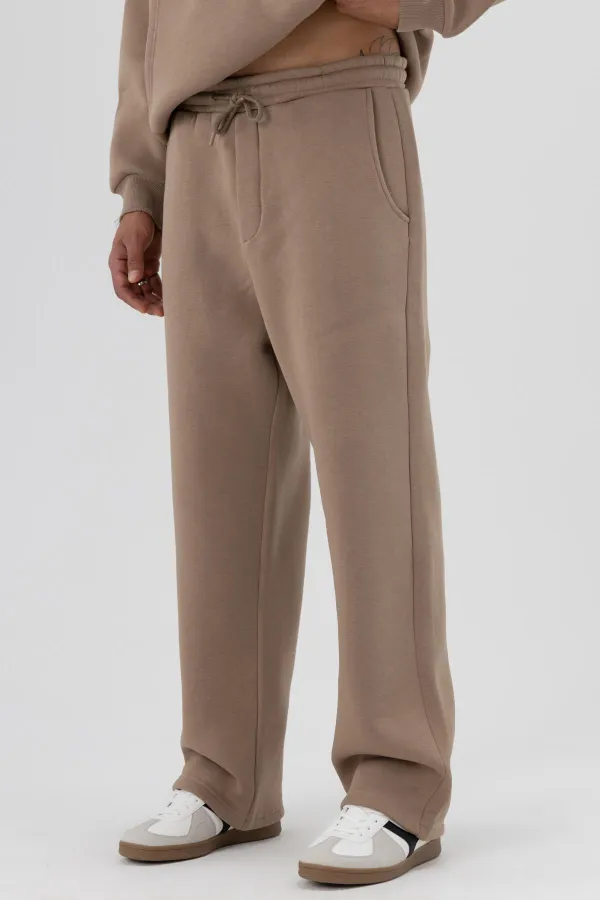 Basic Baggy Eşofman Alt Vizon