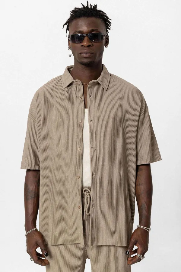 Basic Oversize Ottoman Takım Vizon