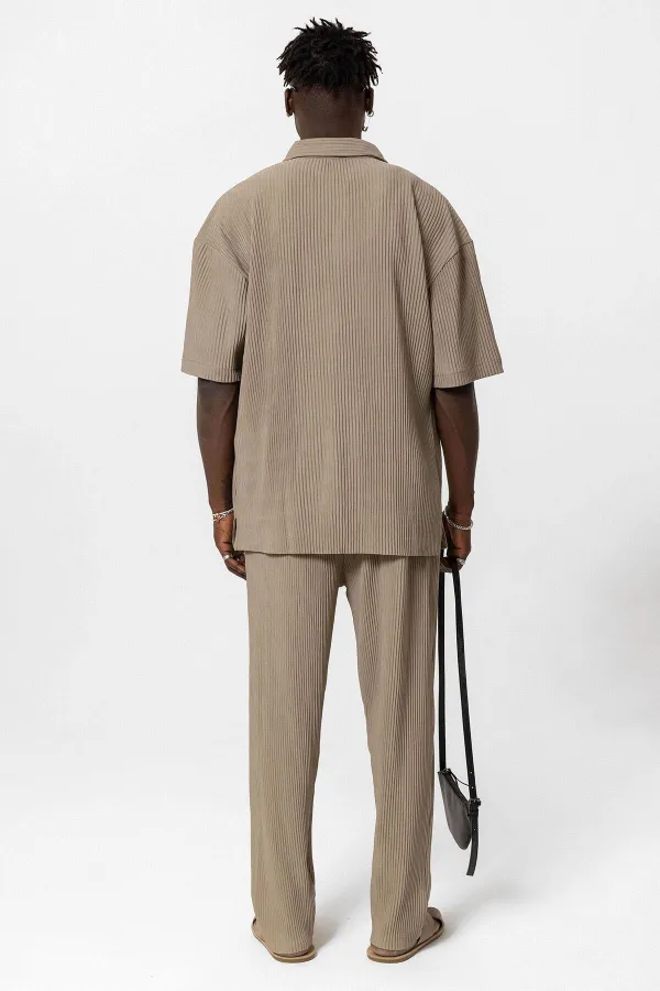 Basic Oversize Ottoman Takım Vizon