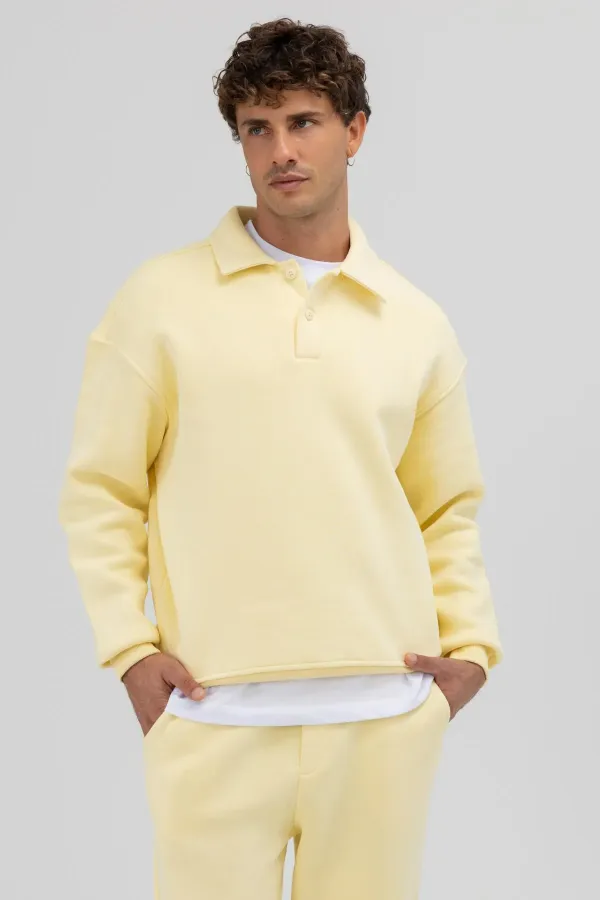 Polo basique jaune