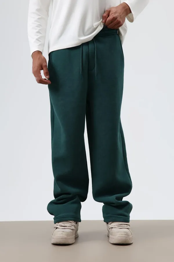 Yıkamalı Baggy Eşofman Alt Nefti