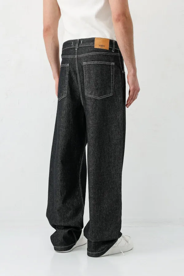 Jean noir super baggy