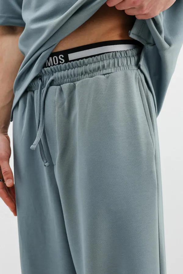 Modal Karışımlı Baggy Eşofman Alt Petrol