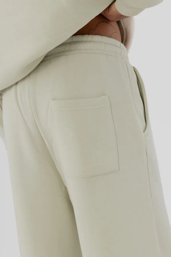 Pantalon de survêtement ample basique kaki