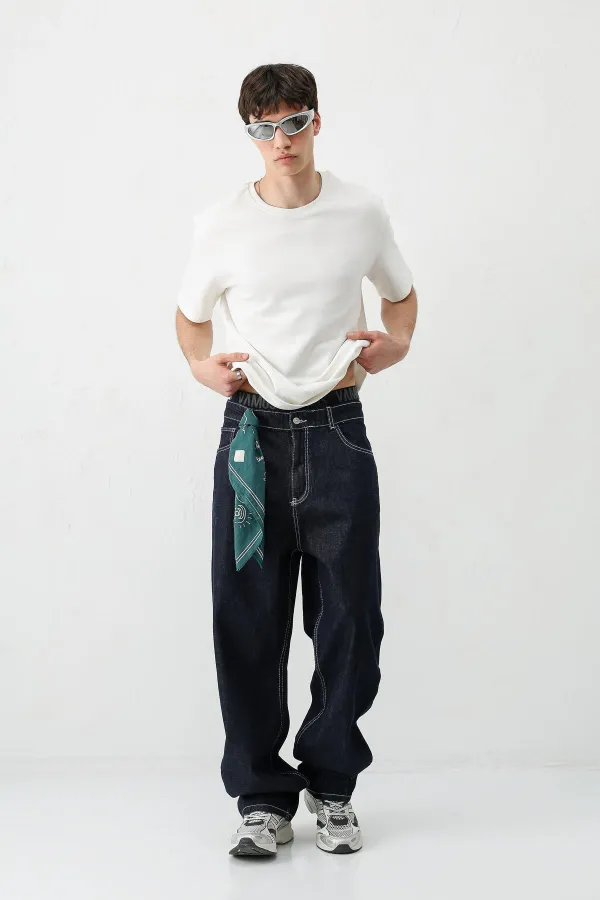 Baggy Fit Jean K.Mavı