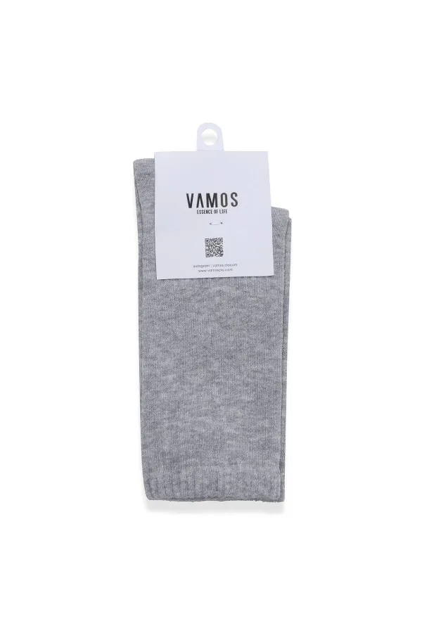 Long Pressed Socks Grey
