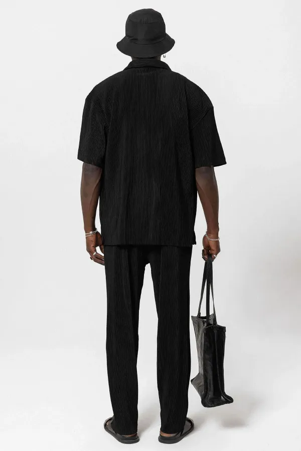 Basic Oversize Ottoman Suit Black