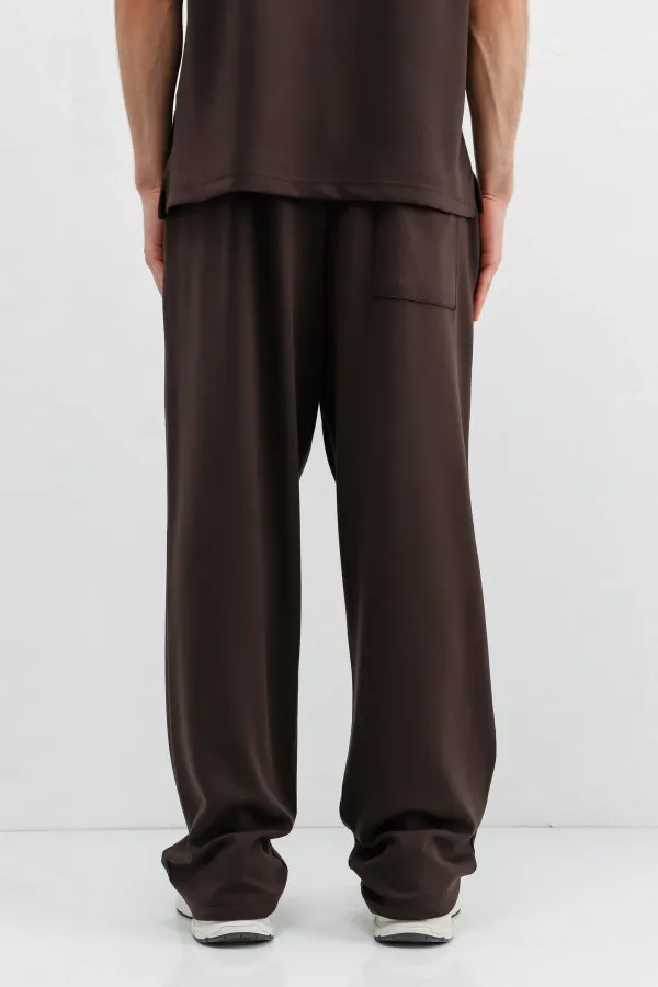 Modal Karışımlı Baggy Eşofman Alt Kahve