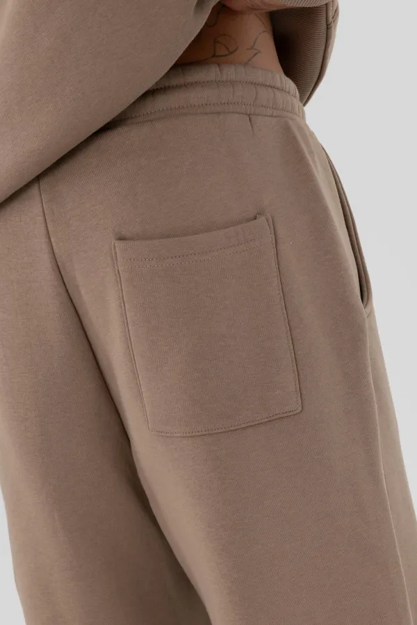 Basic Baggy Eşofman Alt Vizon