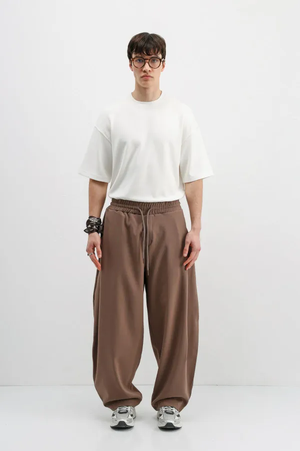 Balloon Fit Pantolon Vizon