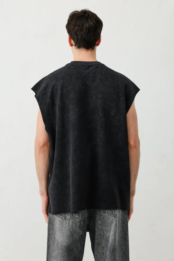 Basic Kolsuz Tişört Siyah