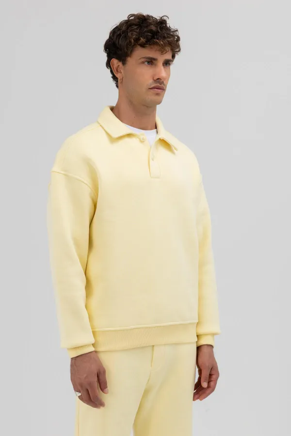 Polo basique jaune