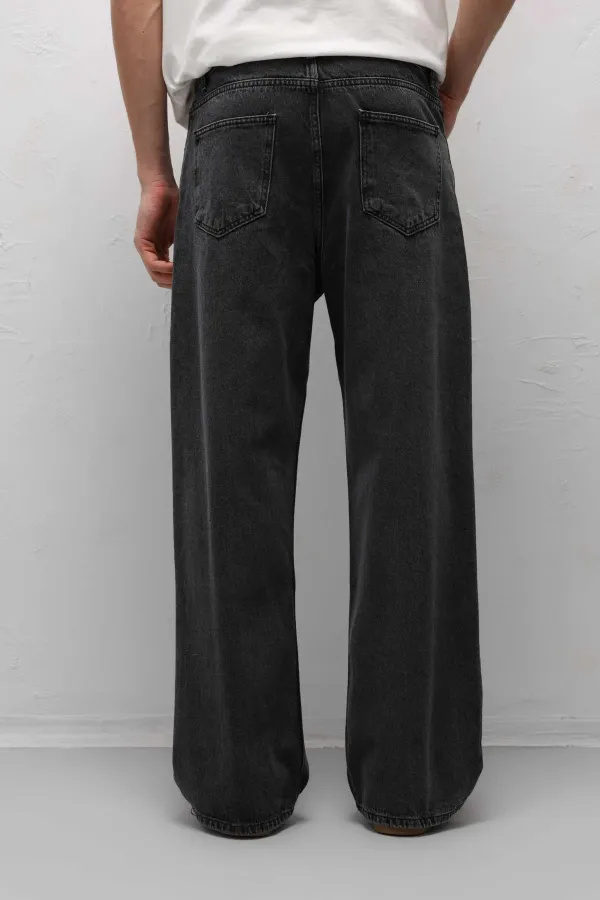 Relaxed Fıt Jean Gri