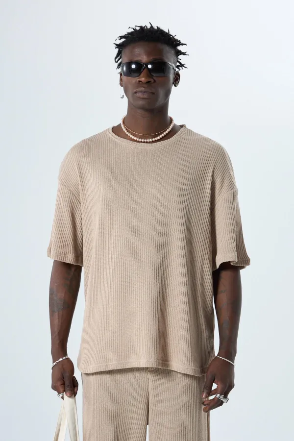 Basıc Oversize Takım Vizon